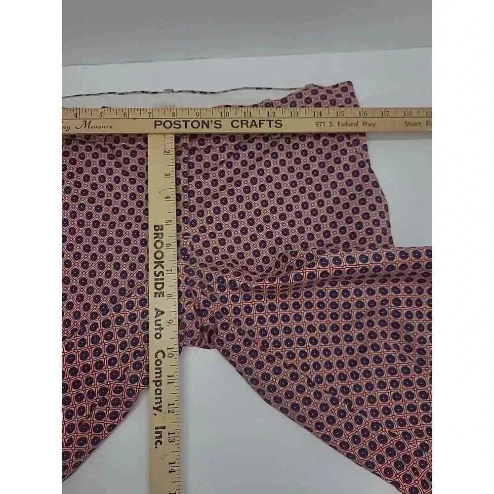 J. Crew Cafe Capri Pants Women's Size 6 Blue Floral Pockets - Picture 3 of 8